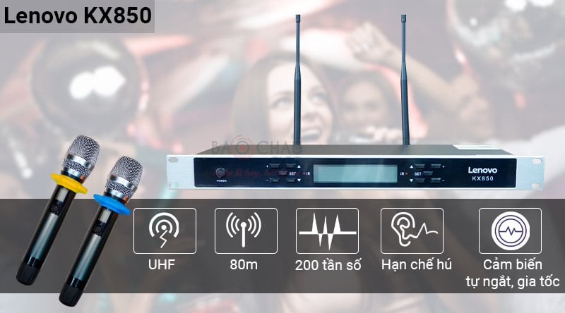 Ảnh minh họa Micro không dây Lenovo KX850 1