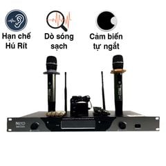  Micro Không Dây Neko MK600, Cảm biến tự ngắt, Dò sóng sạch 