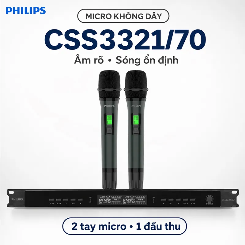 Ảnh minh họa Micro không dây Philips CSS3321/70 1