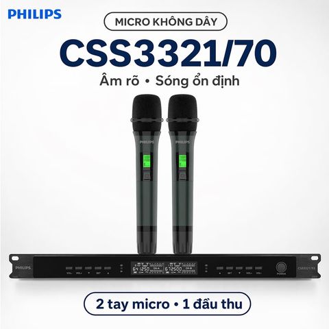 Micro không dây Philips CSS3321/70