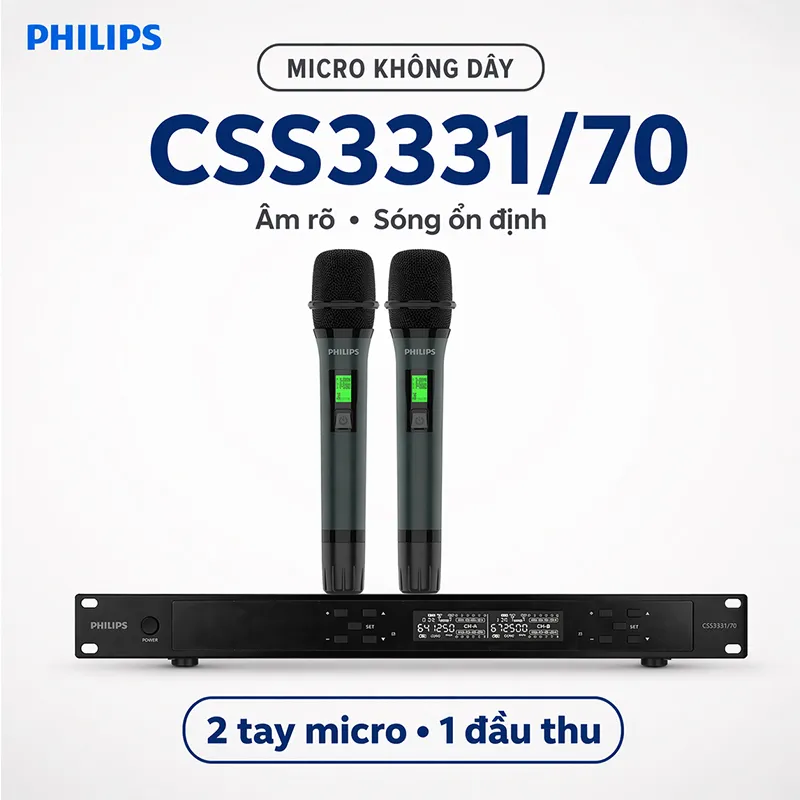 Ảnh minh họa Micro không dây Philips CSS3331/70 1