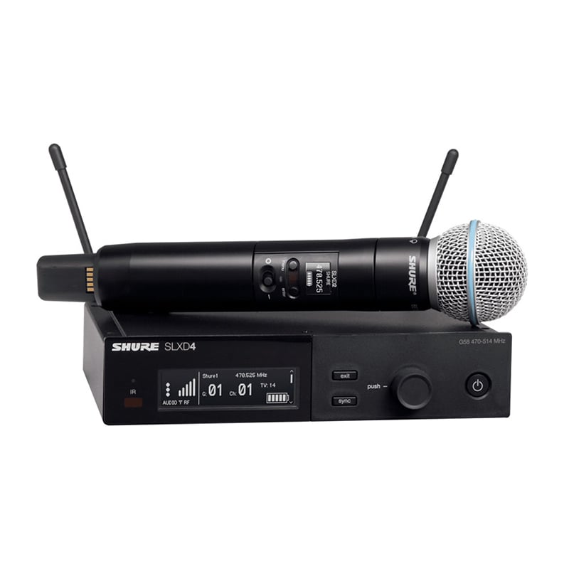 Micro Không Dây Shure SLXD24/B58 (Tần số 20 Hz - 20 kHz)