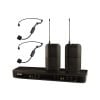 Micro Shure BLX1288A/P31, 2 kênh, phạm vi hoạt động 100m, pin AA 14