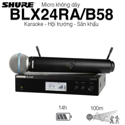 Micro Shure BLX24RA/B58