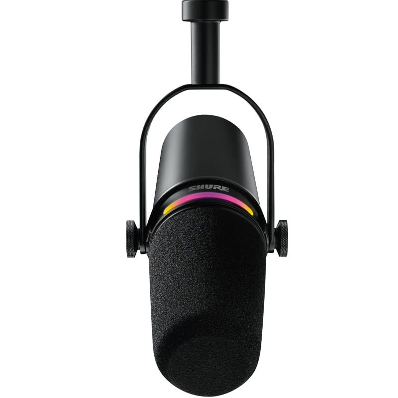 Ảnh minh họa Micro Shure MV7+ (Plus) Led đẹp, DSP, USB-C, XLR, AUX 2