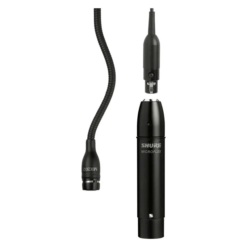 Micro Shure MX202B/S treo, Supercardioid, 50 Hz - 17 kHz, 150 ohms
