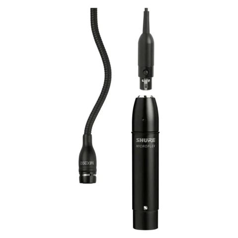 Micro Shure MX202B/S treo, Supercardioid, 50 Hz - 17 kHz, 150 ohms
