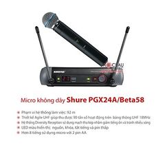  Micro Shure PGX24A/Beta58 