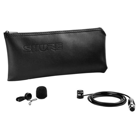 Micro Shure WL185MB/C-TQG cài áo, Cardioid, TA4F/TQG