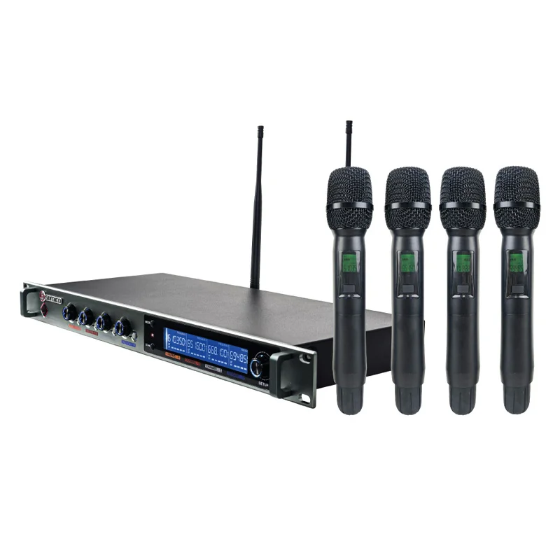 Ảnh minh họa Micro Sumico WMS4H, 4 kênh, 4 Mic, XLR, 6.3mm 1
