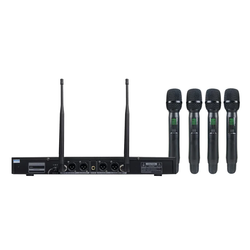 Ảnh minh họa Micro Sumico WMS4H, 4 kênh, 4 Mic, XLR, 6.3mm 2