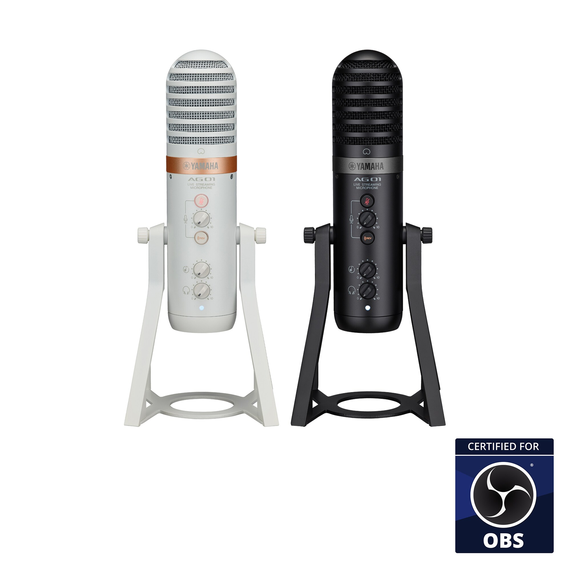 Micro USB Yamaha AG01 W Condenser tích hợp Mixer Livestream màu trắng