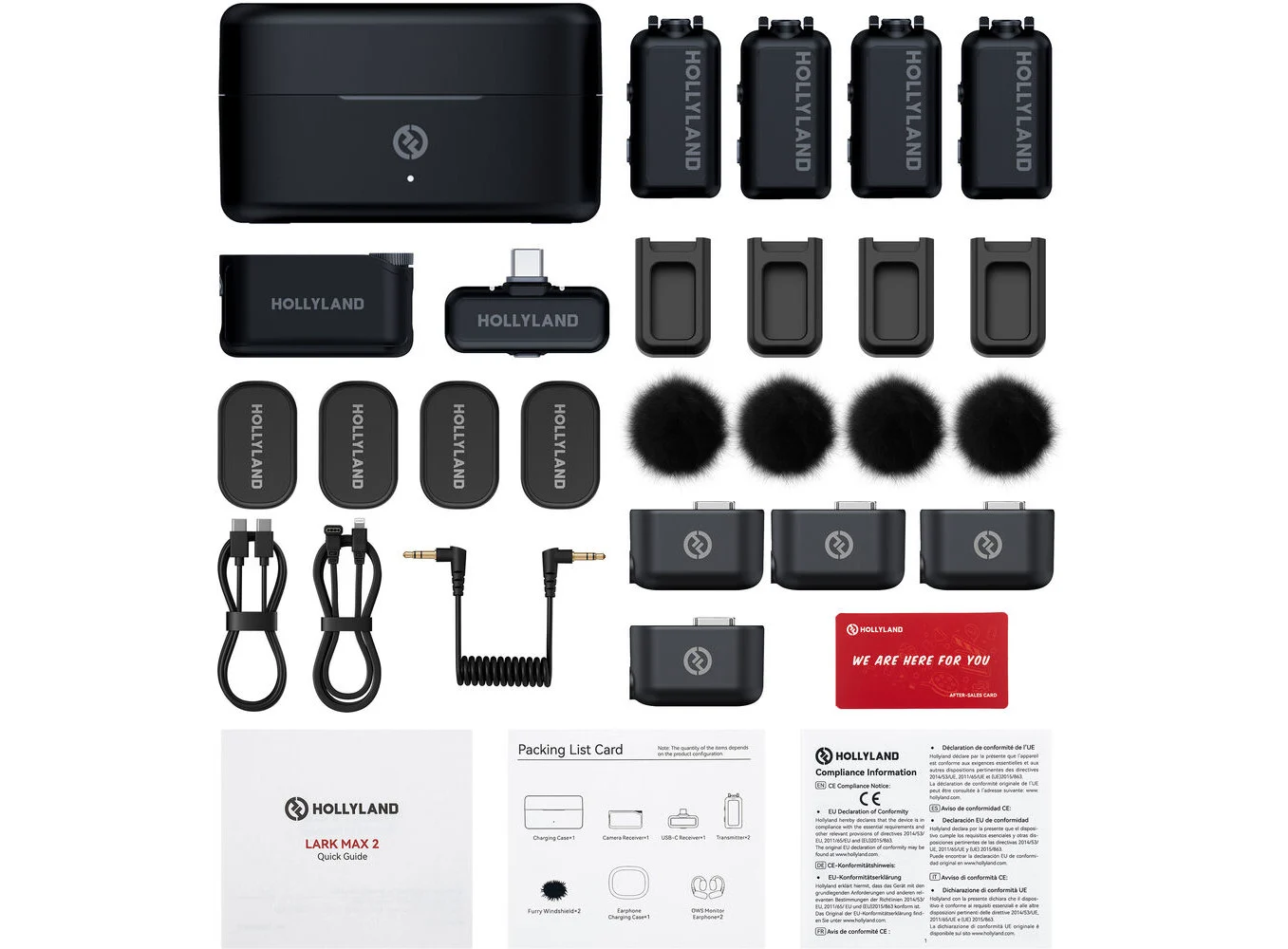 Ảnh minh họa Microphone Hollyland LARK MAX 2 Ultimate Combo Space Gray 1