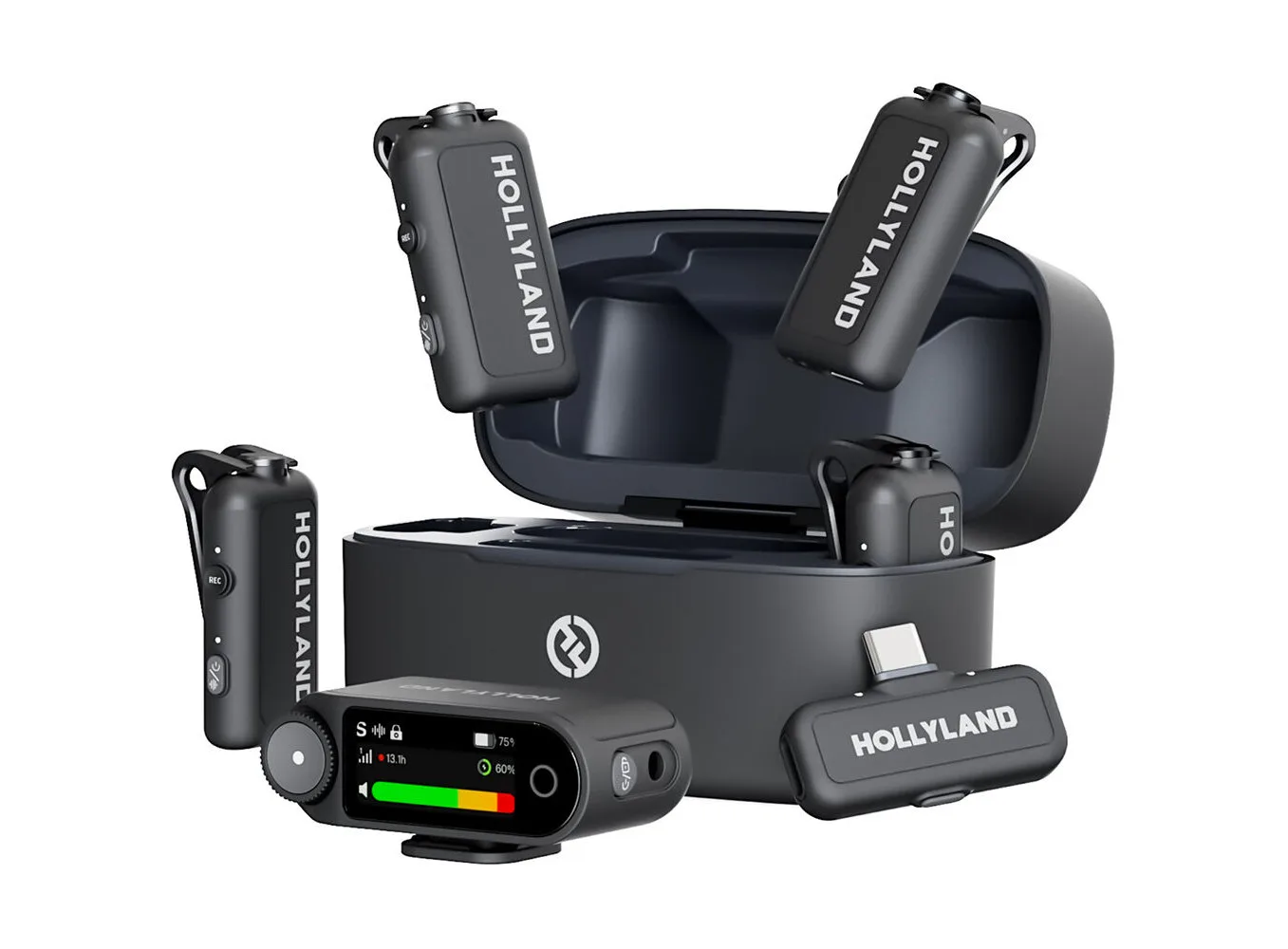 Microphone Hollyland LARK MAX 2 Ultimate Combo Space Gray