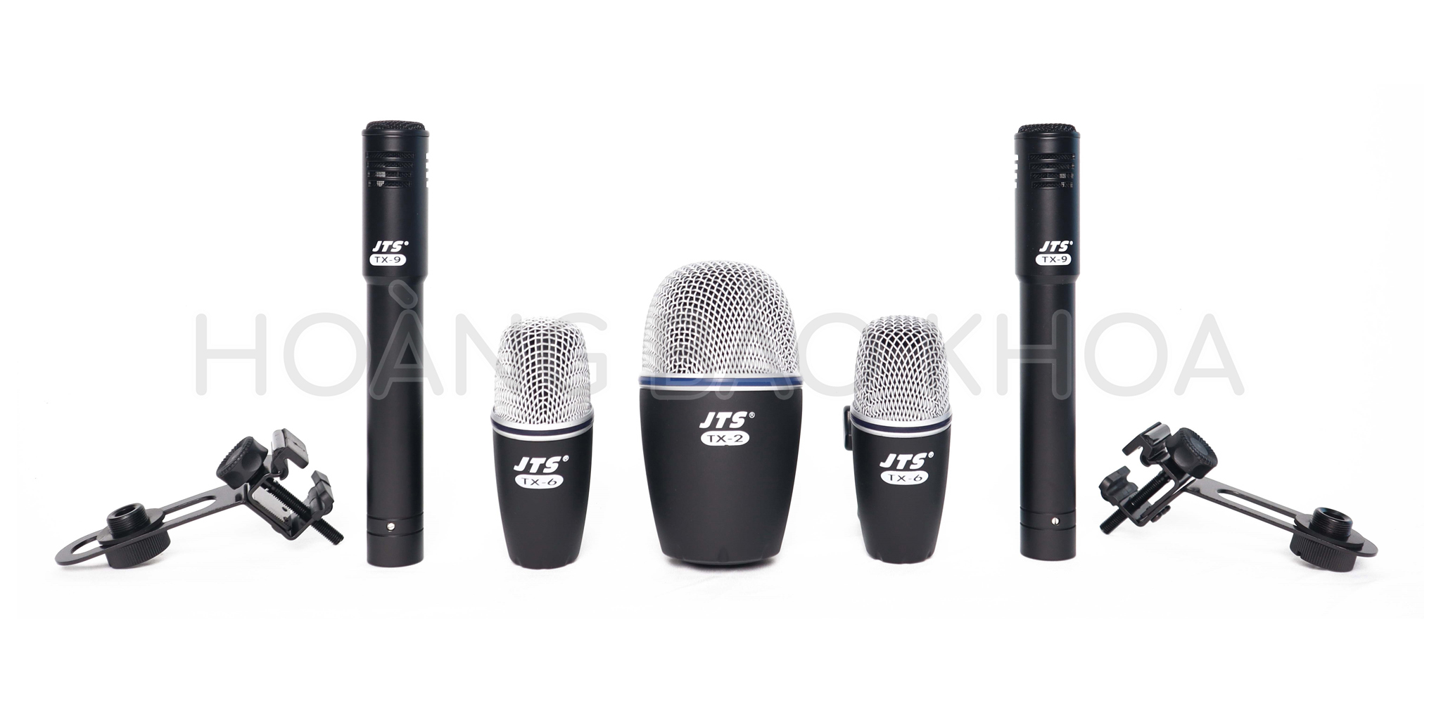 Ảnh minh họa Microphone Kit 1 TX-2 và 2 TX-6, 2 TX-9 JTS TXB-5M 1