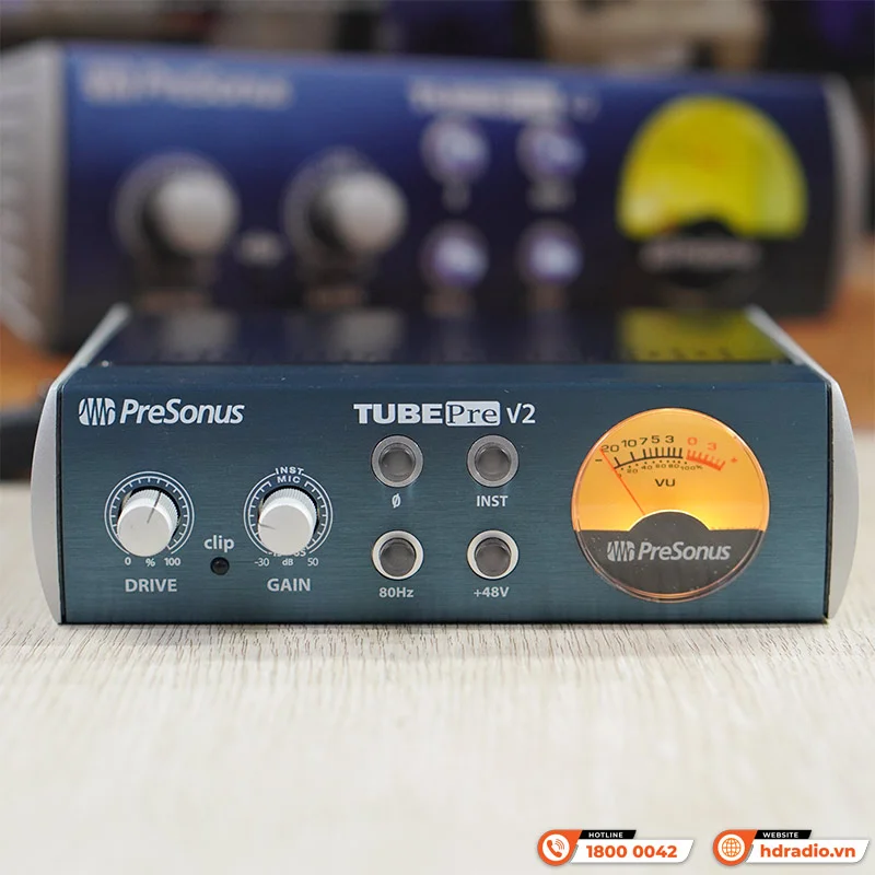 Ảnh minh họa Microphone Preamp PreSonus TubePre V2, XLR, TRS 2