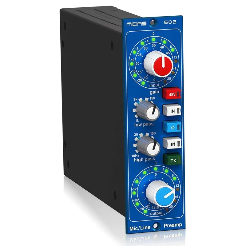 Ảnh minh họa Microphone Preamplifier Midas 502 V2, AUX, Gain 60 dB 3