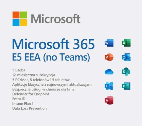 Microsoft 365 E5 (no Teams)