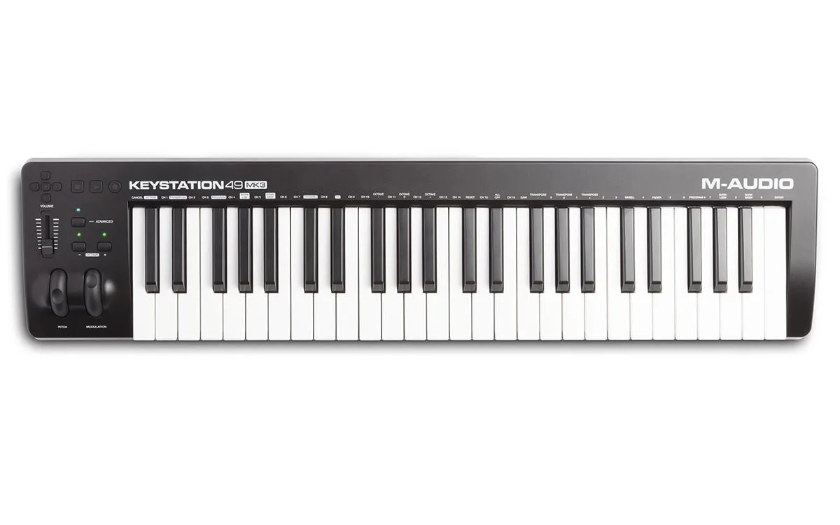 Ảnh minh họa MIDi Controller M AUDIO KEYSTATION 49 II - Keyboard Controller 1