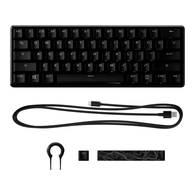 Ảnh minh họa Bàn phím gaming cơ HyperX Alloy Origins 60 với switch HyperX Red - English / Arabic 3