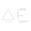 Đèn thông minh Nanoleaf Ultra Black Shapes Tam Giác Mini 10 ô đèn