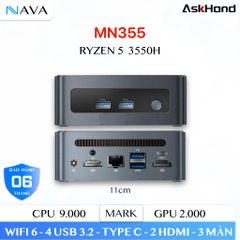  Mini PC AskHand MN355 - 2 khe DDR4, 2 khe M.2 