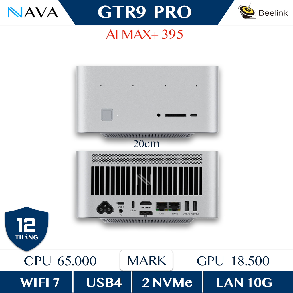 Mini PC Beelink GTR9 Pro - Radeon 8060s