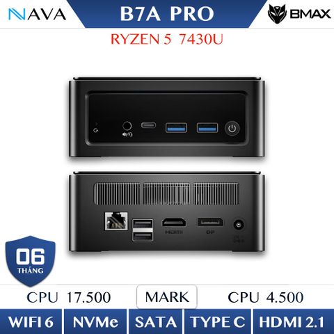 Mini PC BMAX B7A Pro - R5 7430U