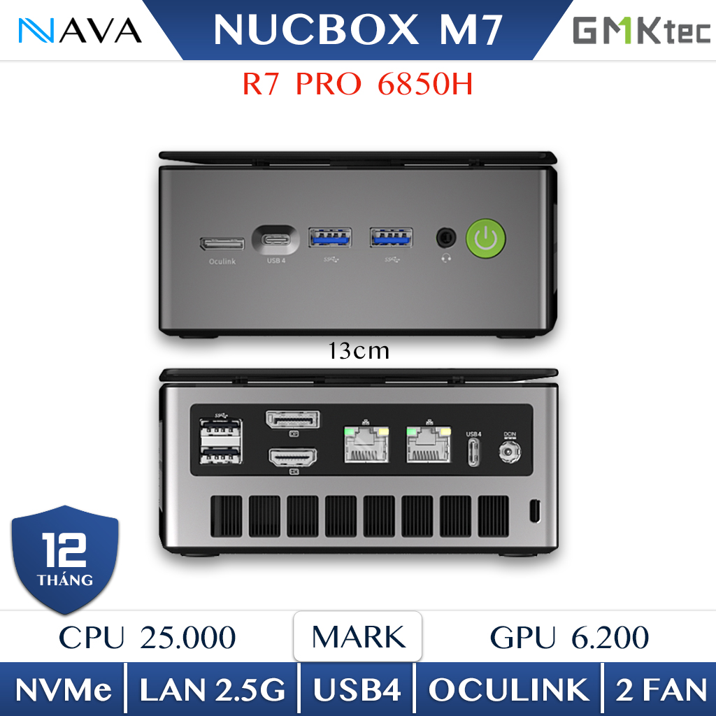 Mini PC GMK M7 - Ryzen 7 6850H