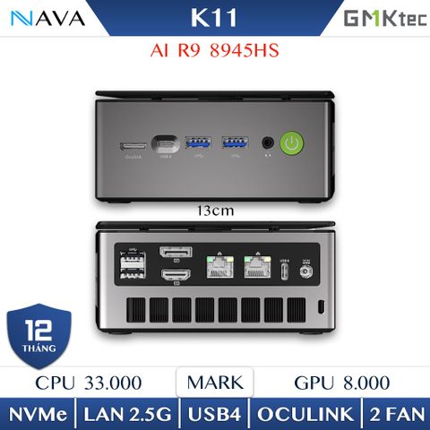 Mini PC GMK Nucbox K11 - Ryzen 9 8945HS - OCuLink