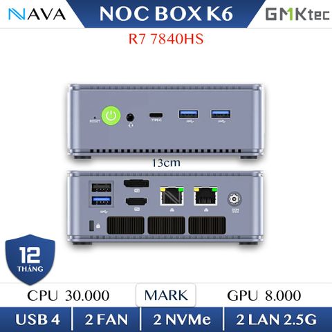 Mini PC GMK NucBox K6 - R7 7840HS