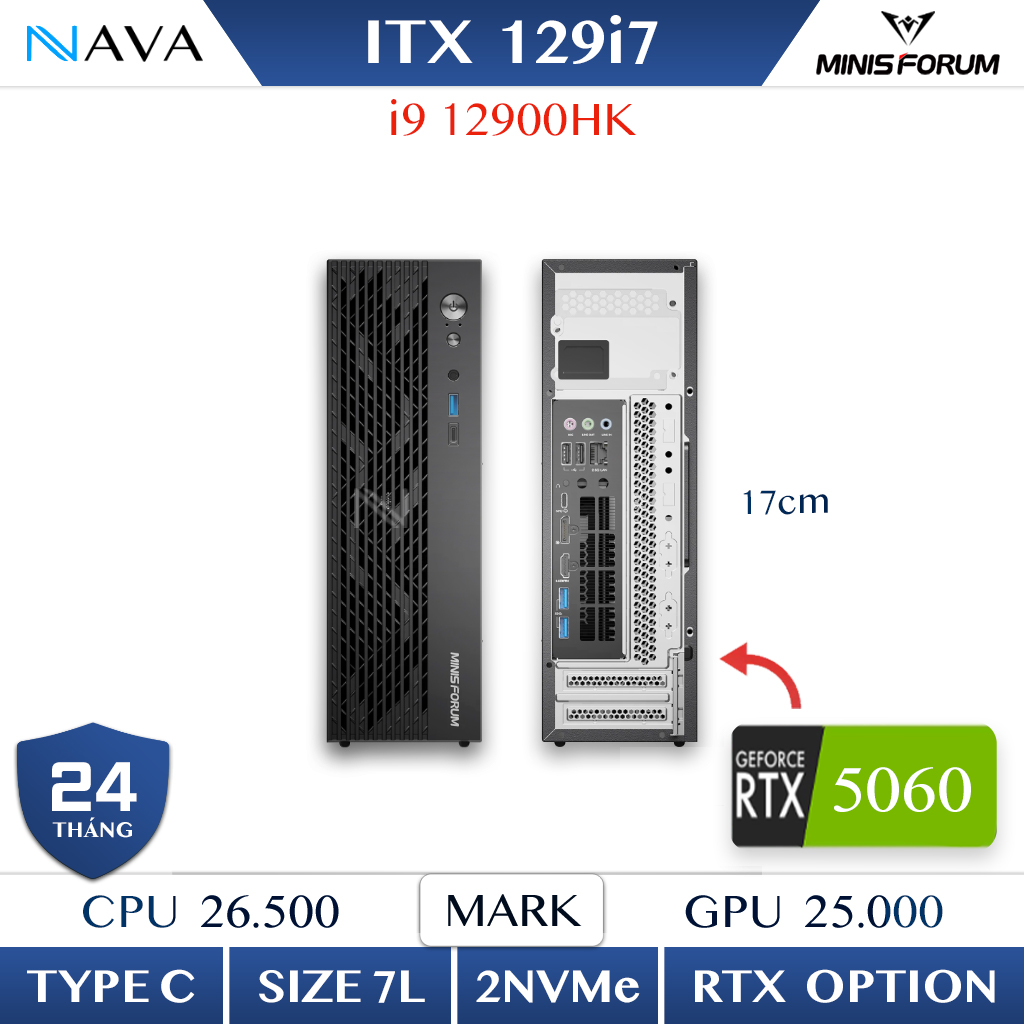 Mini PC Minisforum 129i7 - RTX 5060