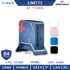  Mini PC Minisforum UM773 - Ryzen 7 7735HS - 4 màu 