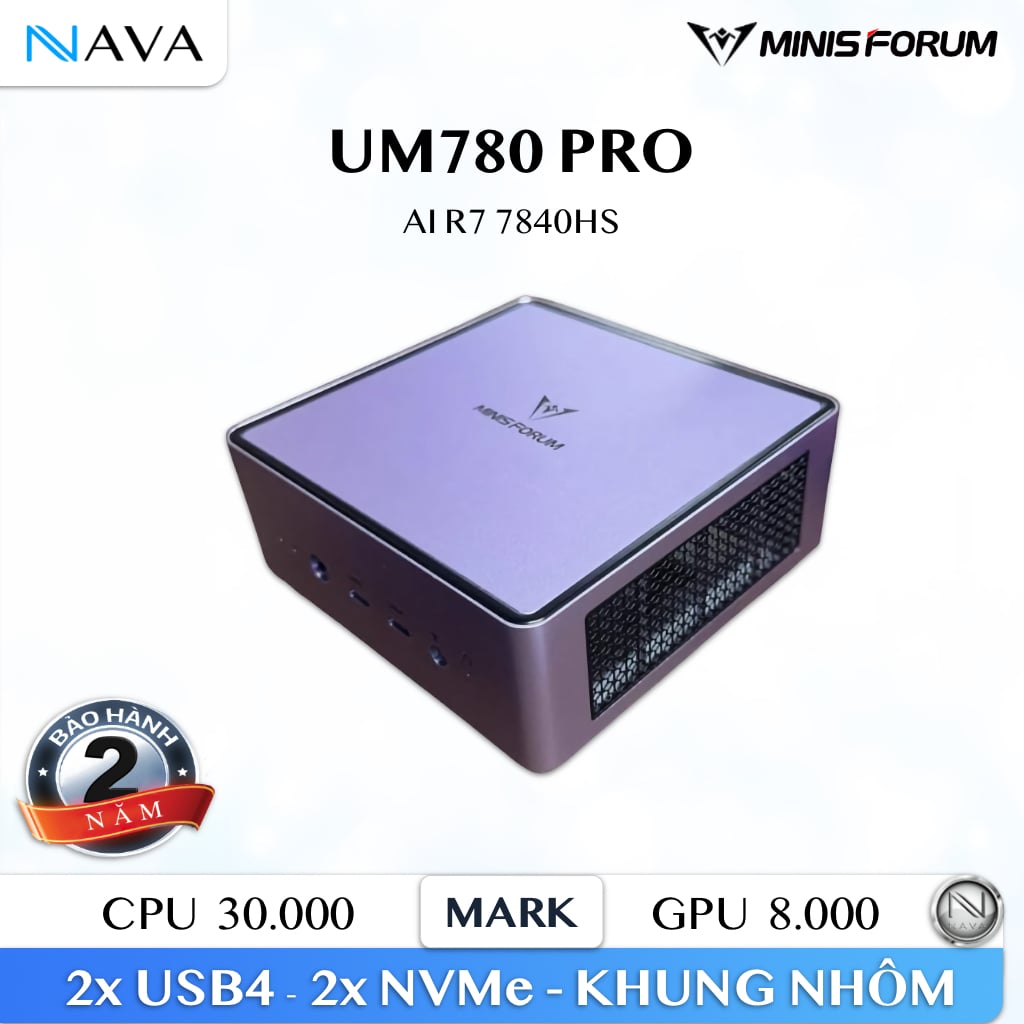 Ảnh minh họa Mini PC Minisforum UM780 PRO - Ryzen 7 7840HS - Radeon 780M 2