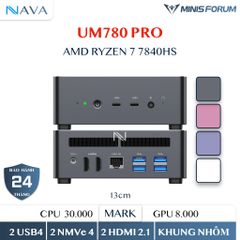  Mini PC Minisforum UM780 PRO - Ryzen 7 7840HS - Radeon 780M 