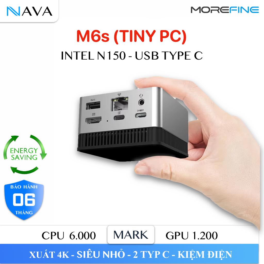 Mini PC Morefine M6S - 12GB