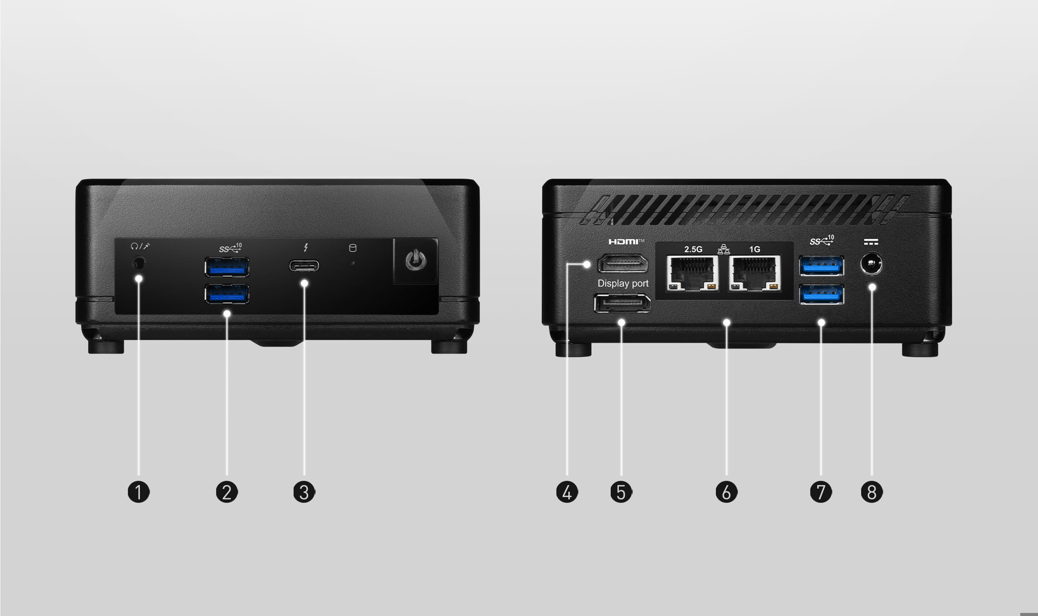 Ảnh minh họa Mini PC MSI Cubi 5 12M B0A8 - Core i3-1215U 2