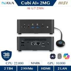  Mini PC MSI Cubi NUC AI+ 2MG B206 intel Ultra 7 258V 32GB LPDDR5X 