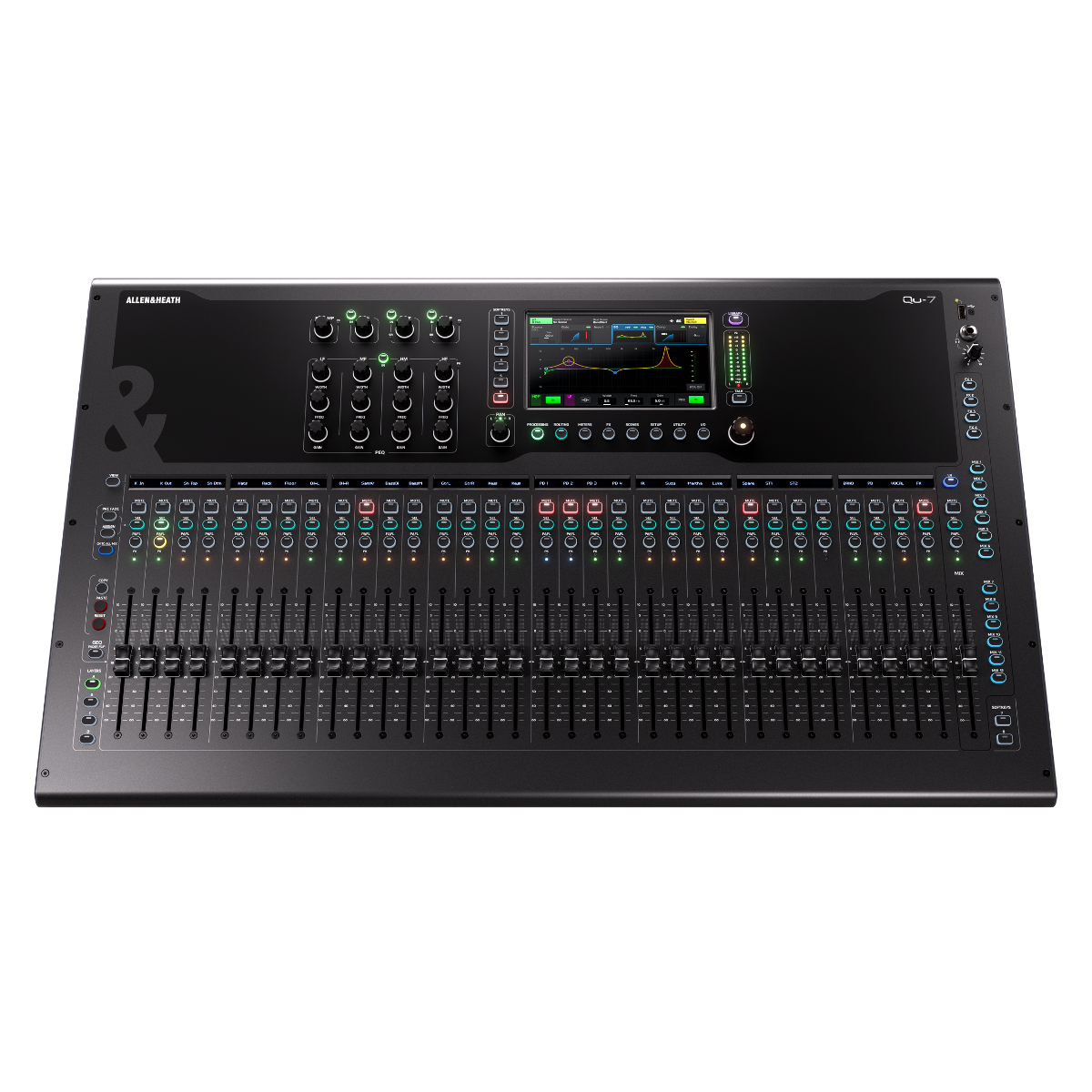 Mixer Allen & Heath Qu-7 (Digital, 36 kênh, 12 bus)