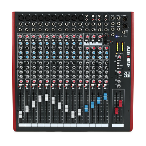 Mixer Allen & Heath ZED-18 (Analog, 18 kênh, 10 mono, 4 stereo)