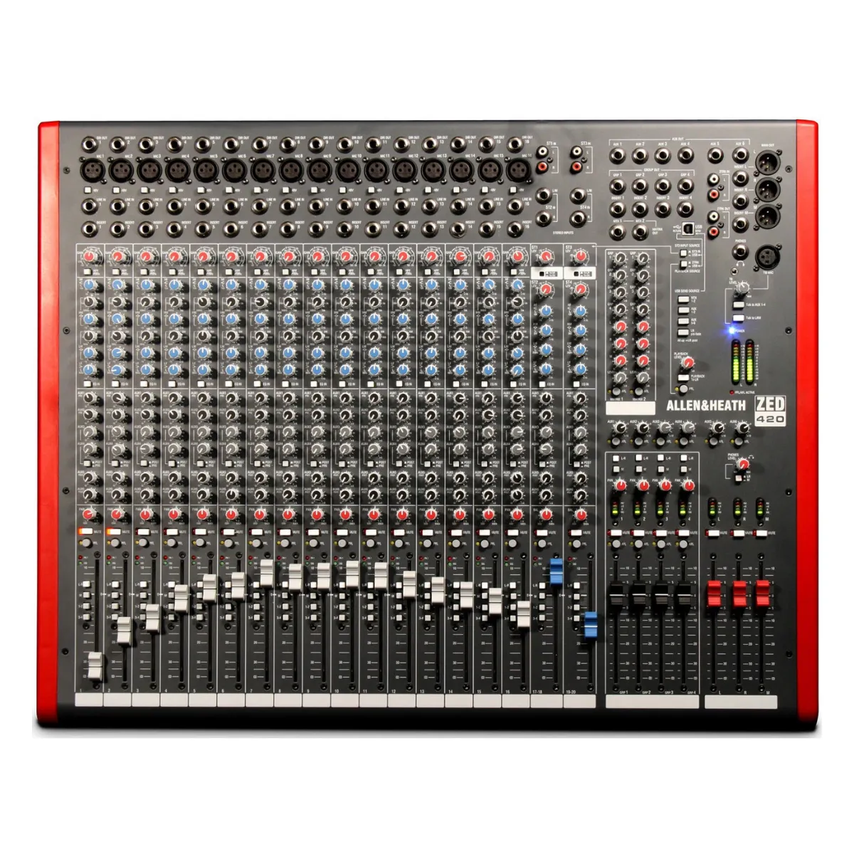 Ảnh minh họa Mixer Allen & Heath ZED-420 (Analog, 20 kênh, 16 mono, 2 stereo) 3