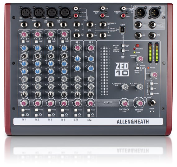 Ảnh minh họa Mixer Allen & Heath Zed1002 (Mixer Analog, 6 kênh, 2 bus) 1
