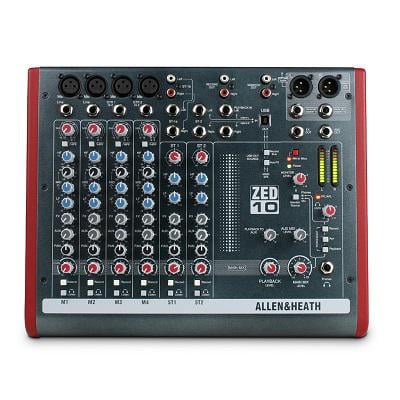 Mixer Allen & Heath Zed1002 (Mixer Analog, 6 kênh, 2 bus)