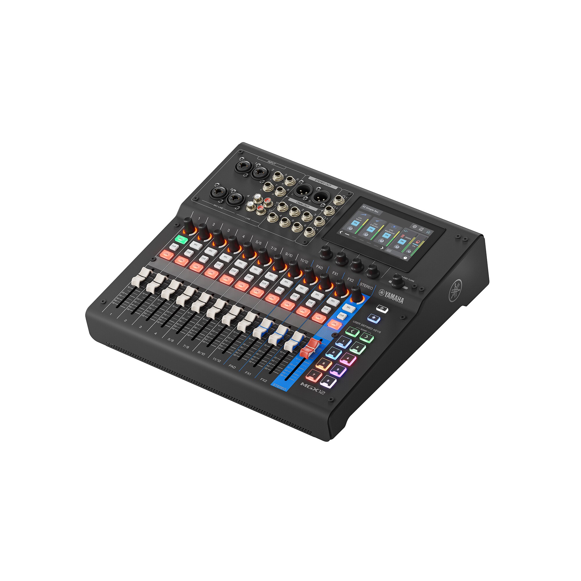 Ảnh minh họa Mixer Analog Yamaha MGX12 W 12 kênh màu trắng 1