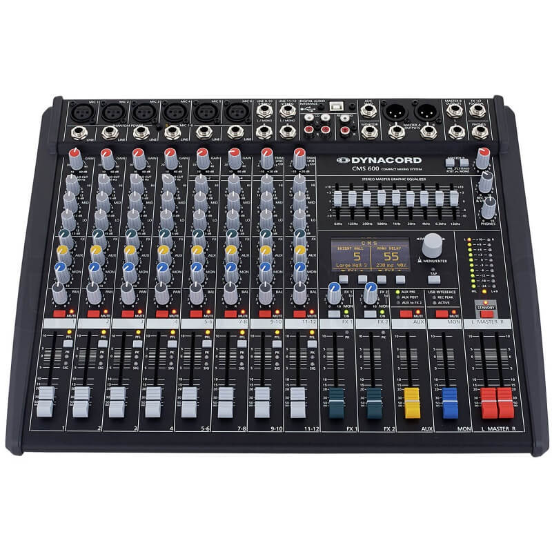 Ảnh minh họa Mixer Dynacord DC-CMS600 (Mixer analog, 8 kênh, USB) 1