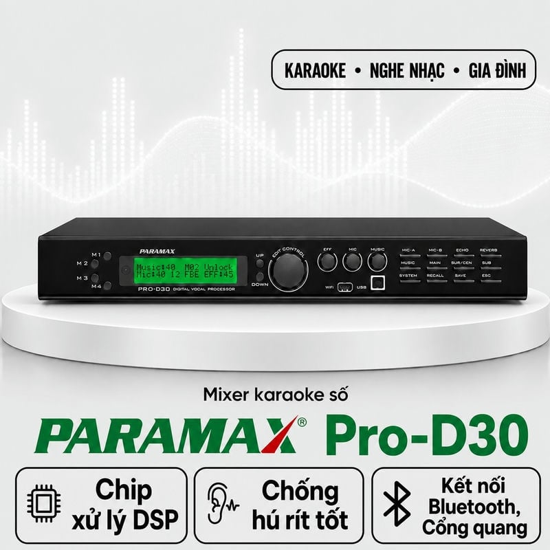 Mixer karaoke số Paramax Pro-D30