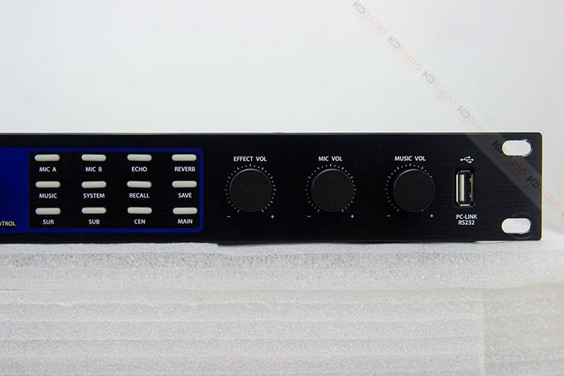 Ảnh minh họa Mixer Karaoke Wharfedale WKP300, Chống Hú Rít, 6CH 2