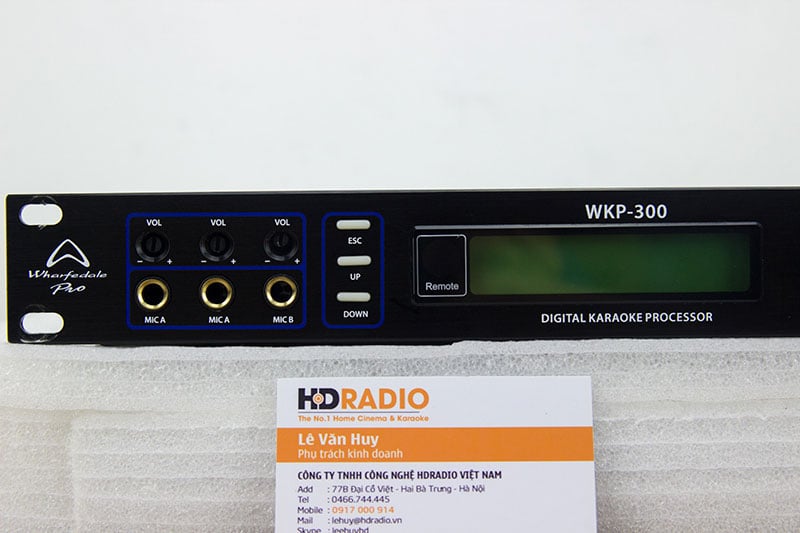 Ảnh minh họa Mixer Karaoke Wharfedale WKP300, Chống Hú Rít, 6CH 3
