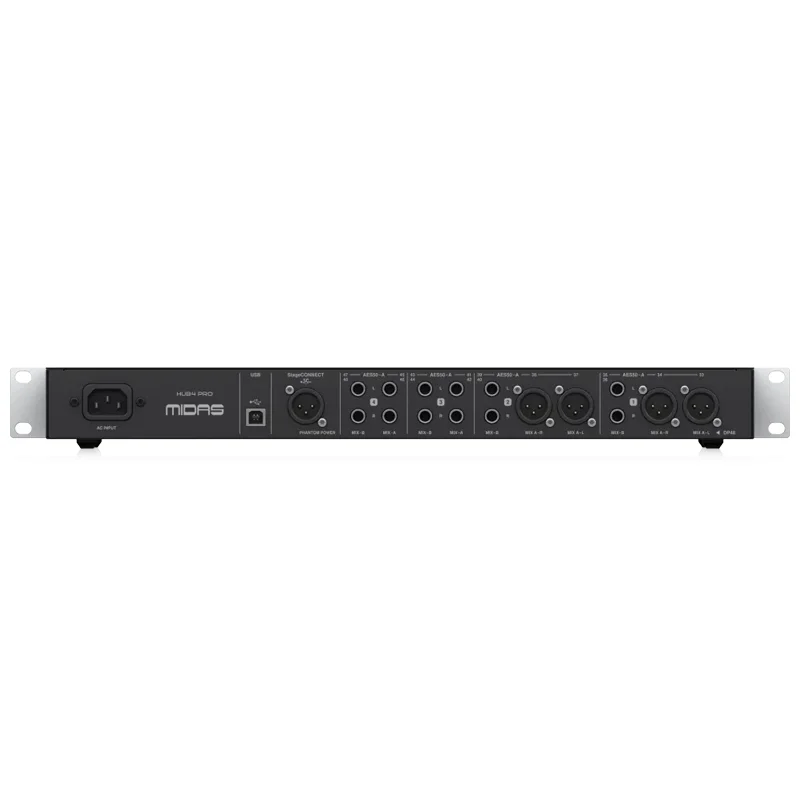 Ảnh minh họa Mixer Midas HUB4 Pro, 48 kênh ở 48/44,1 kHz, AES50, PoE 3