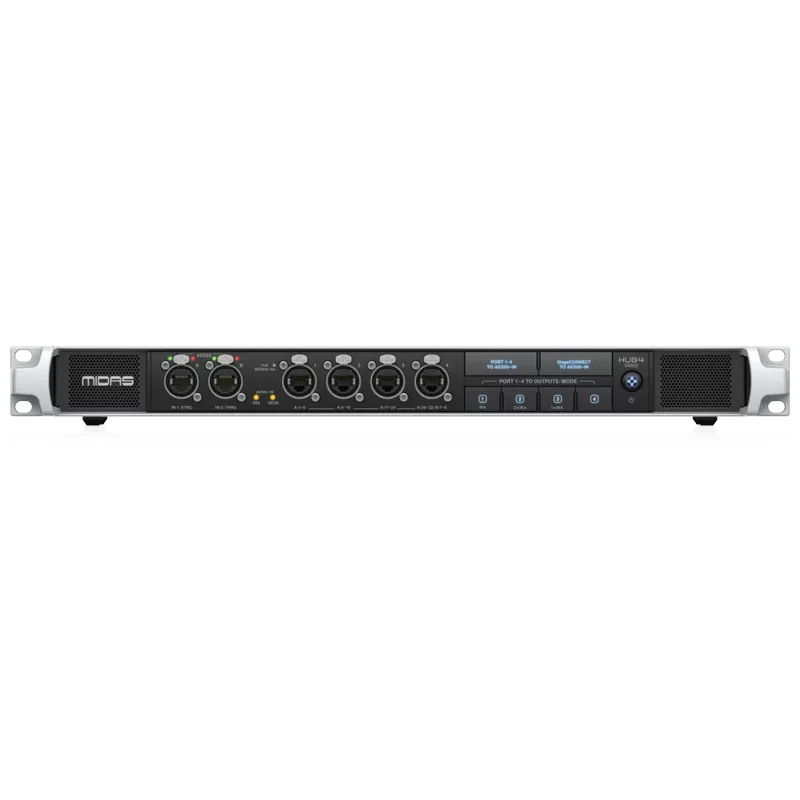Mixer Midas HUB4 Pro, 48 kênh ở 48/44,1 kHz, AES50, PoE